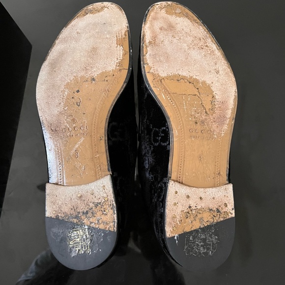 Men Velvet GG Gucci loafers 8 - Picture 7 of 10